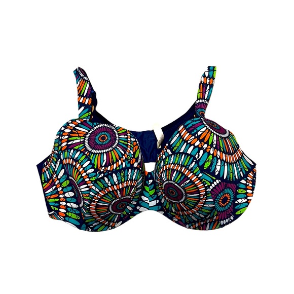 Cacique Other - Cacique Fireworks Bra Navy Blue 44 DDD